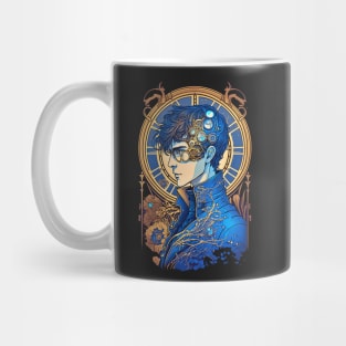 Steampunk Man - A fusion of old and new technology Mug